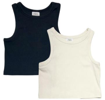 Kit 2 Cropped da Zara - 6 anos - Zara Baby