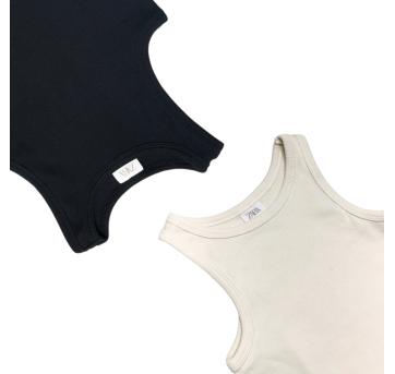 Kit 2 Cropped da Zara - 6 anos - Zara Baby