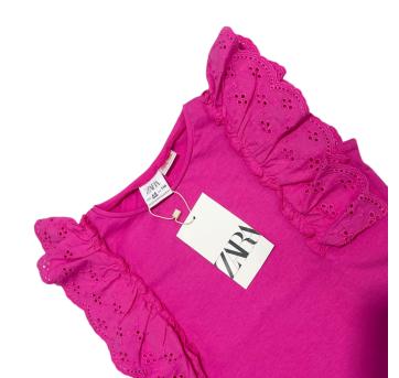 Blusa Zara Manga Bufante - 4 anos - Zara