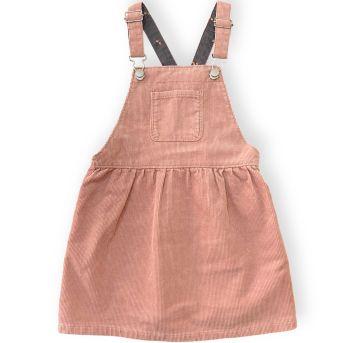 Vestido Salopete Salmão Zara - 3 anos - Zara