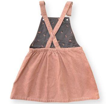 Vestido Salopete Salmão Zara - 3 anos - Zara