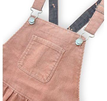 Vestido Salopete Salmão Zara - 3 anos - Zara