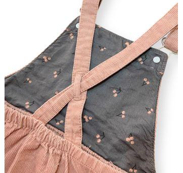 Vestido Salopete Salmão Zara - 3 anos - Zara