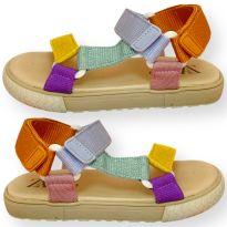 Sandália Zara Multicolorida - 28 - Zara