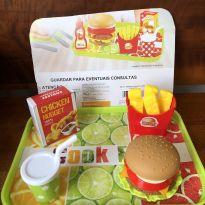 Brinquedo lanchonete lanche mc donalds ou Bobs -  - Não informada