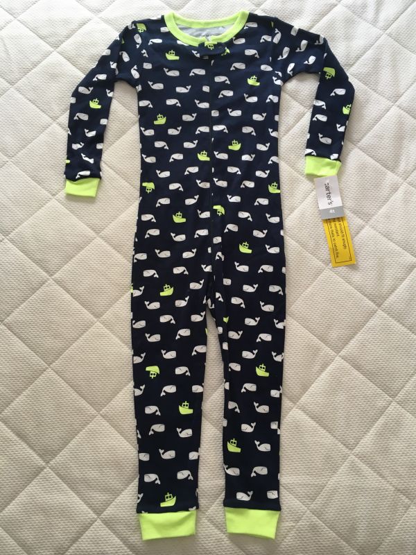 Pijama macacão sem pé Carter's 4 anos no Ficou Pequeno - Desapegos de  Roupas quase novas ou nunca usadas para bebês, crianças e mamães. 601437