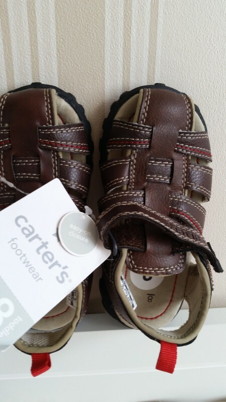 Sandália carters marrom- nova - com etiqueta - tam. 23 23 no Ficou Pequeno  - Desapegos de Sapatos quase novos ou nunca usados para bebês, crianças e  mamães. 249834