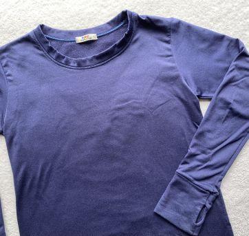 Blusa TÉRMICA azul - 10 anos - Não informada