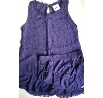 Vestido azul marinho PUC 3 - 3 anos - PUC