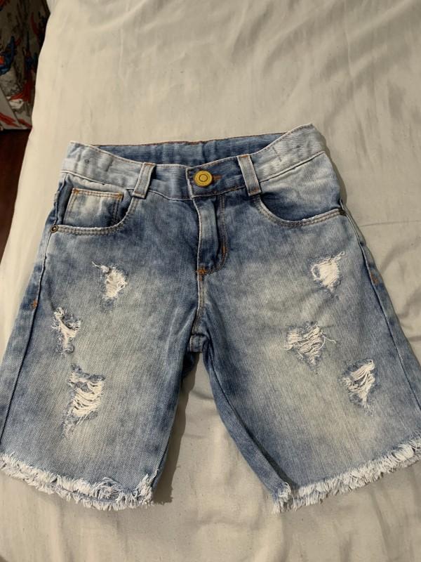 duas bermudas jeans