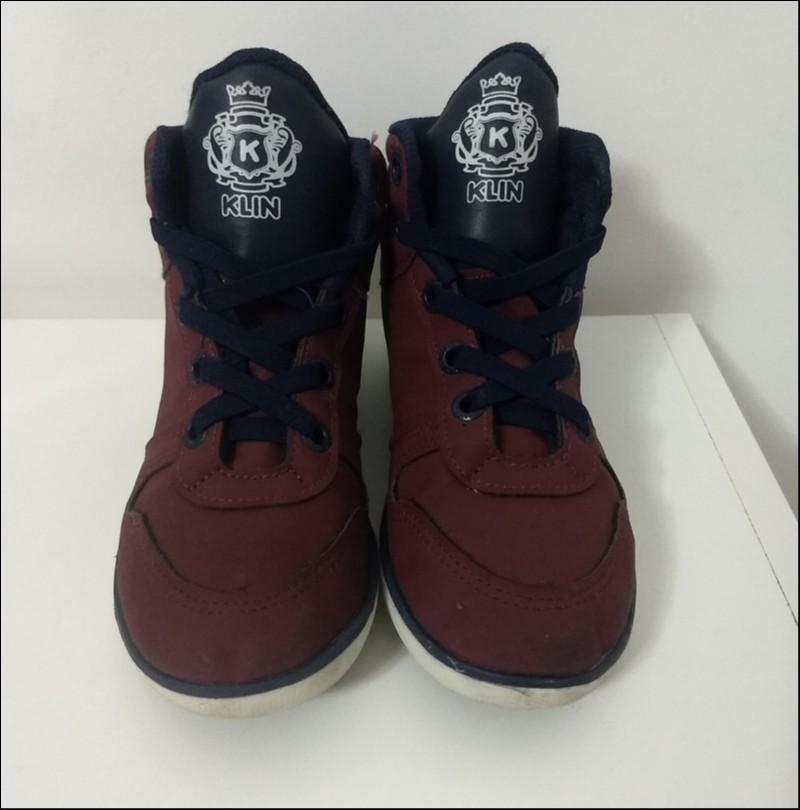 tenis cano alto feminino klin