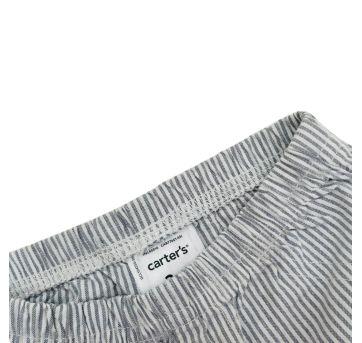 Short listrado azul e branco Carter’s - 3 meses - Carter`s