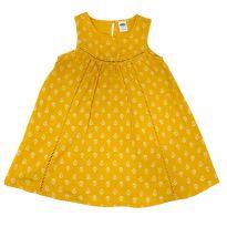 Vestidinho amarelo com detalhes em branco - 12 a 18 meses - Old Navy