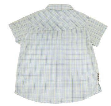 Camisa infantil Snoopy xadrez - 12 a 18 meses - H&M
