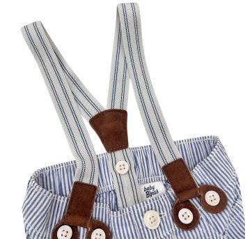 Calça bebê com suspensório baby B‘gosh - 0 a 3 meses - Oshkosh B´gosh e Ampelman