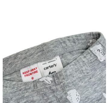 Calça legging de malha bebê Carter’s - 6 meses - Carter`s