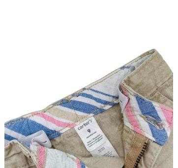 Shortinho de sarja caqui Carter’s 9 meses - 9 meses - Carter`s