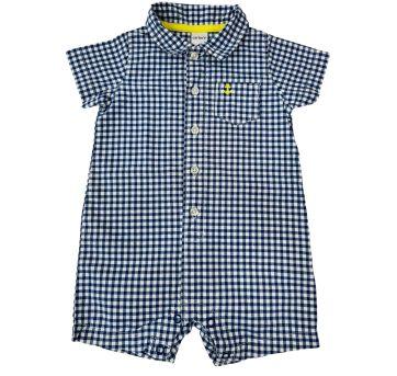 Romper xadrez para bebê Carter’s - 6 meses - Carter`s