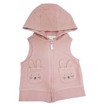 Coletinho de moletom infantil Carter’s rosa - 6 meses - Carter`s