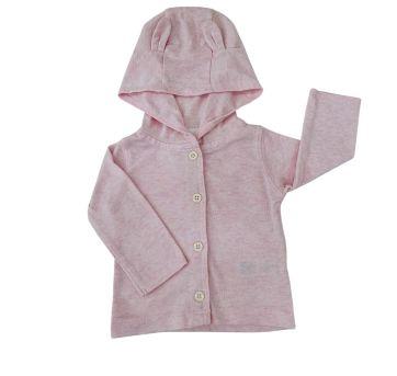 Casaquinho Carter’s rosa mesclado 3 meses - 3 meses - Carter`s