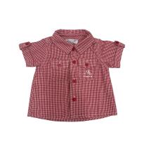 Camisa xadrez vermelha e branca 1 a 2 meses  Mayoral - 0 a 3 meses - Mayfair Kids