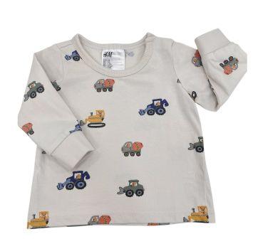 Camisetinha manga longa H&M masculina tamanho P - 0 a 3 meses - H&M