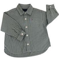Camisa manga longa listras Tommy Hilfiger - 1 ano - Tommy Hilfiger