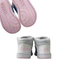 Tênis Adidas infantil modelo Hoop mid menina - 21 - Adidas