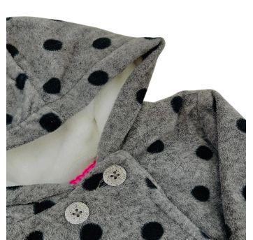 Jaquetinha de inverno bebê com capuz Carter’s - 3 meses - Carter`s