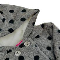 Jaquetinha de inverno bebê com capuz Carter’s - 3 meses - Carter`s