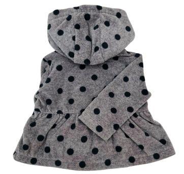 Jaquetinha de inverno bebê com capuz Carter’s - 3 meses - Carter`s