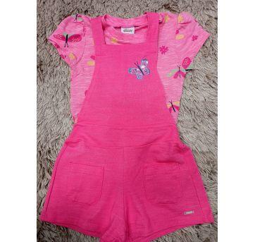 Jardineira+ blusinha infantil 3 anos marca elian - 3 anos - Elian