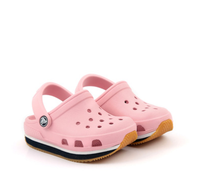crocs rosa fechado