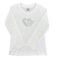 Camisa Meia Estação Branca Armani Junior - 2 anos - Armani