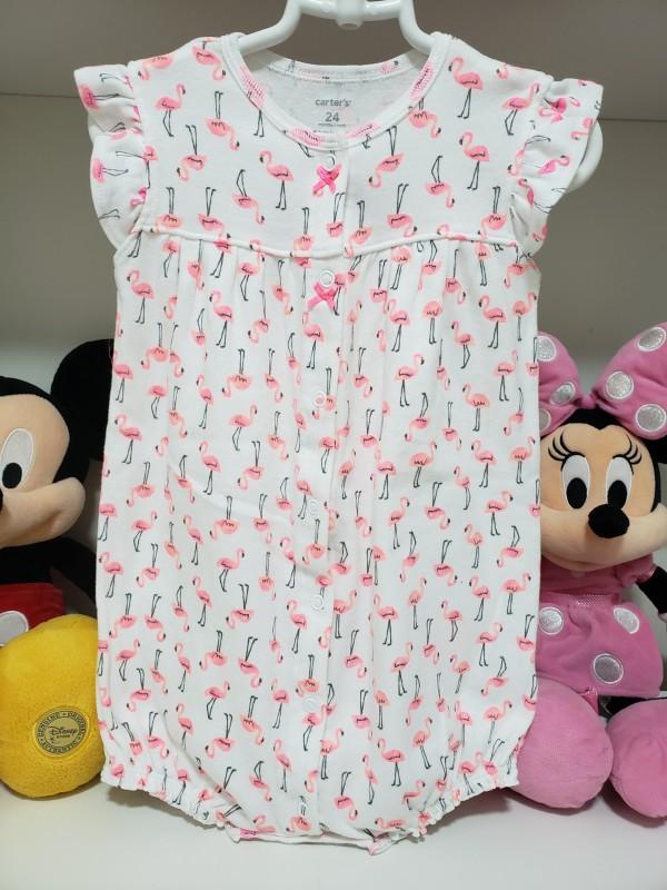 Carter's flamingo hot sale romper