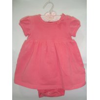 Vestidinho body rosa - 6 meses - Teddy Boom