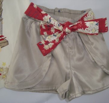 Conjunto Blusa e short a menina do balanço - 6 anos - Açucena