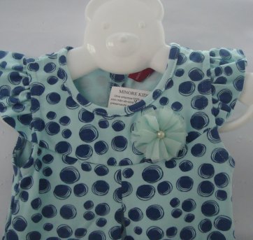 Macaquinho Verde Baby - 3 a 6 meses - Minore Kids