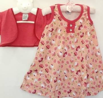 Vestido CupCake com bolero - 3 anos - Randa Mundu