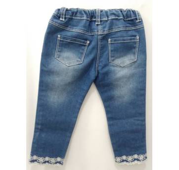 Calça Slim Bordada - 2 anos - Chicco