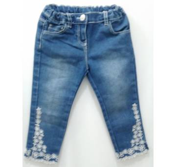 Calça Slim Bordada - 2 anos - Chicco