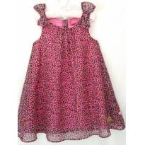 Vestido Animal Print Rosa - 4 anos - Barbie