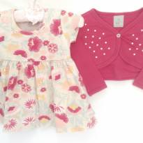 Vestido com bolero - 6 a 9 meses - PUC