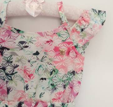 Vestido em poliéster Ciganinha - 3 anos - Abrange