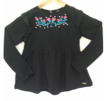 Bata em Viscose Bordada - 10 anos - playground