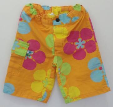 Bermuda tropical com cintura ajustável - 4 anos - PUC