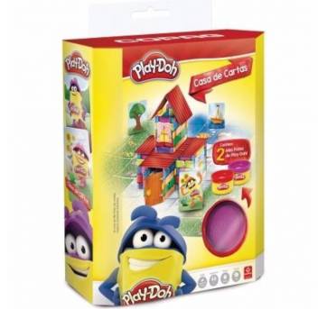 Casinha Play Doh Casa de Cartas - Sem faixa etaria - Outros