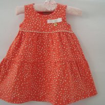 Vestido Baby coral - 6 meses - Milon