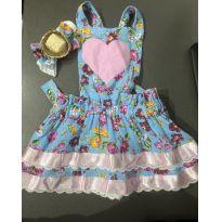 Romper baby- Festa Junina- Tamanho M + lacinho - 3 a 6 meses - Não informada