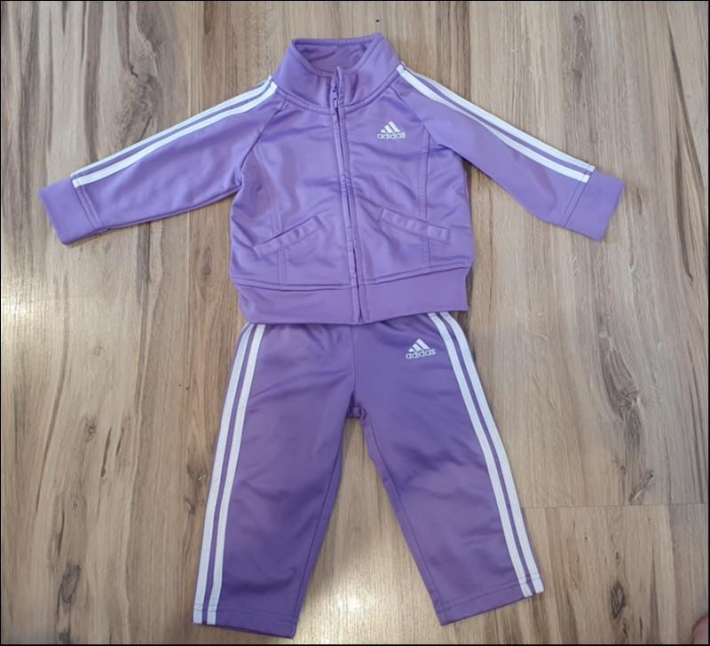 conjunto adidas lilas